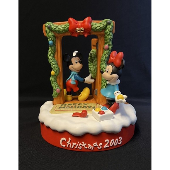 Disney Grolier Home for the Holidays Christmas 2003 LE Figurine 2953/10000 - Picture 1 of 8